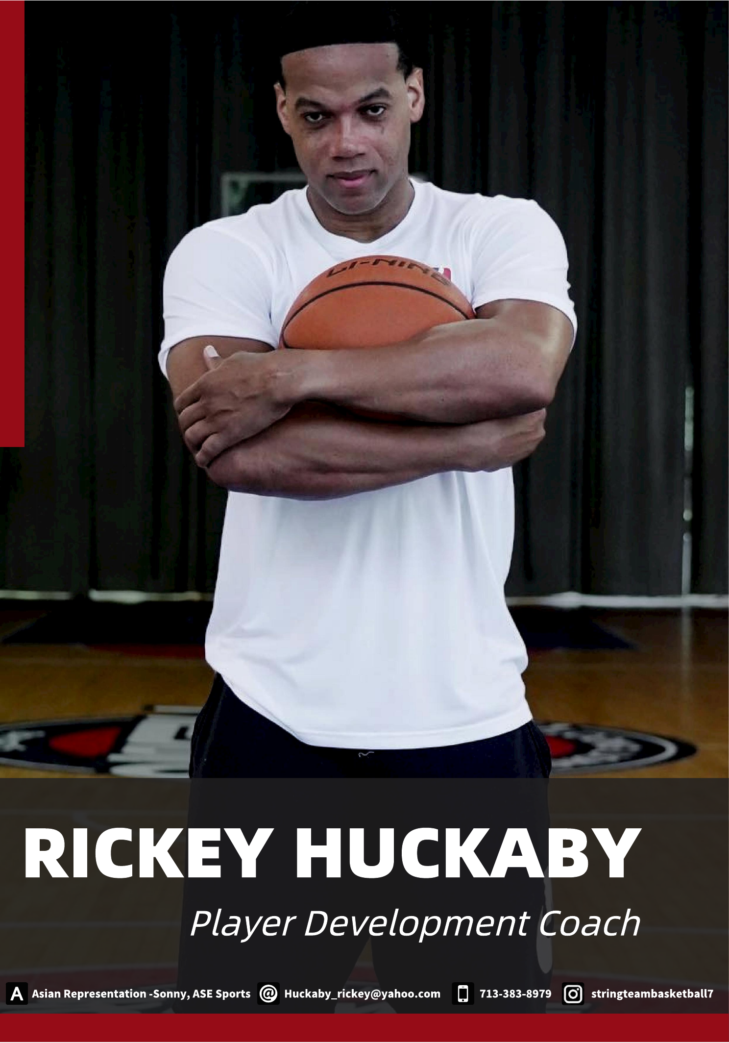 Rickey Huckaby, StringTeam Basketball player development coach